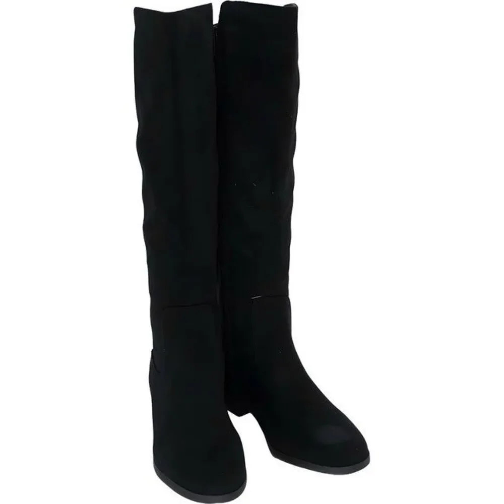 Style & Co. Black Over the Knee Charmaneef Boots NWT 6M